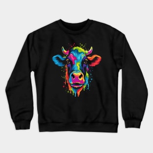 Cow Smiling Crewneck Sweatshirt